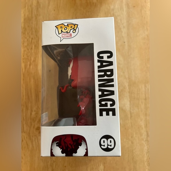 Funko Pop Marvel Carnage from Venom,Vinyl Figure,#99,New in Box,NWT - Picture 3 of 6